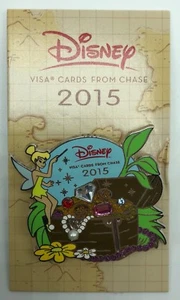 Disney Visa Card Member 2015 Tinkerbell Treasure Chest Pin - Picture 1 of 3