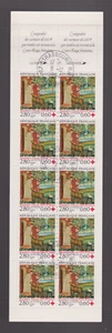 Cuaderno de marcas de Francia 37 Cruz Roja 1994 sellado impecablemente - Imagen 1 de 1