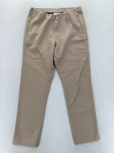 J. Jill Essential Cotton Stretch Pants Women's 8P Petite Brown Pull On Straight - Picture 1 of 12