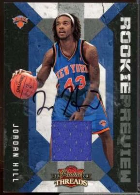 Jordan Hill Rookie 2009-10 Panini Threads Rookie Preview Jerseys Autographs #7  - image 1 of 2