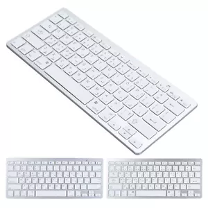 Ultra Thin Keyboard BT Wireless Splashing Proof Bilingual Language Keypad Fo New - Picture 1 of 18