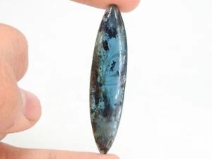 Kyanite Smooth Fancy Shape Cabochon 51X12X5 MM Approx Handmade Gemstone - Picture 1 of 10