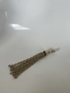 MONET ? Frangia nappa tono oro vintage da attaccare a catena o bracciale - Foto 1 di 3