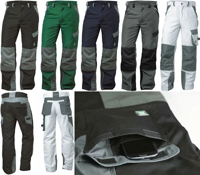 ELYSÉE Restposten Elysee Canvas Arbeitshose Bundhose Montage schwarz grau grün weiß