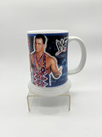 Vintage Kurt Angle WWF 2001 16 oz Mug / Stein by Danbury Mint Great Condition! Cover