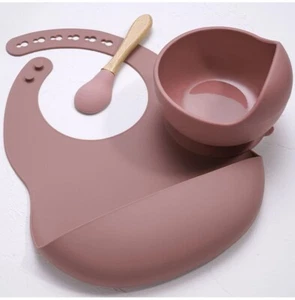 BPA Free Baby Silicone Tableware - Picture 1 of 5