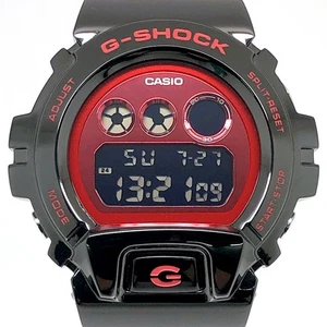 【Watch】6900SERIES GM-6900B-4 Metal Covered Series Black Red Skeleton - Picture 1 of 10
