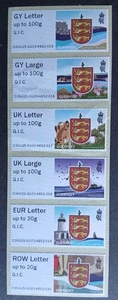 GUERNSEY; 2025 "post & go COLLECTOR STRIP OF 6 LIGHTHOUSE'S. G.I.C.   MNH - Picture 1 of 1