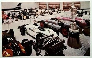 Vintage Indianapolis Motor Speedway Hall of Fame Roadsters Postcard 1976 - Picture 1 of 2