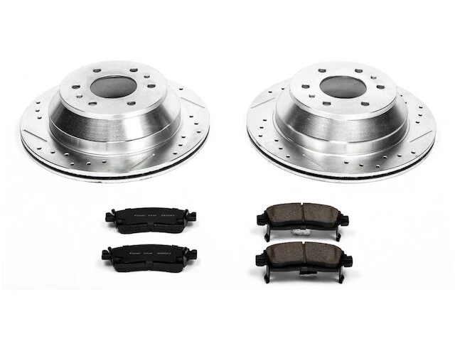 Kit de pastillas de freno trasero y rotor para Chevy Trailblazer EXT 2003 2002-2006 JM143ZR Foto 1 de 1