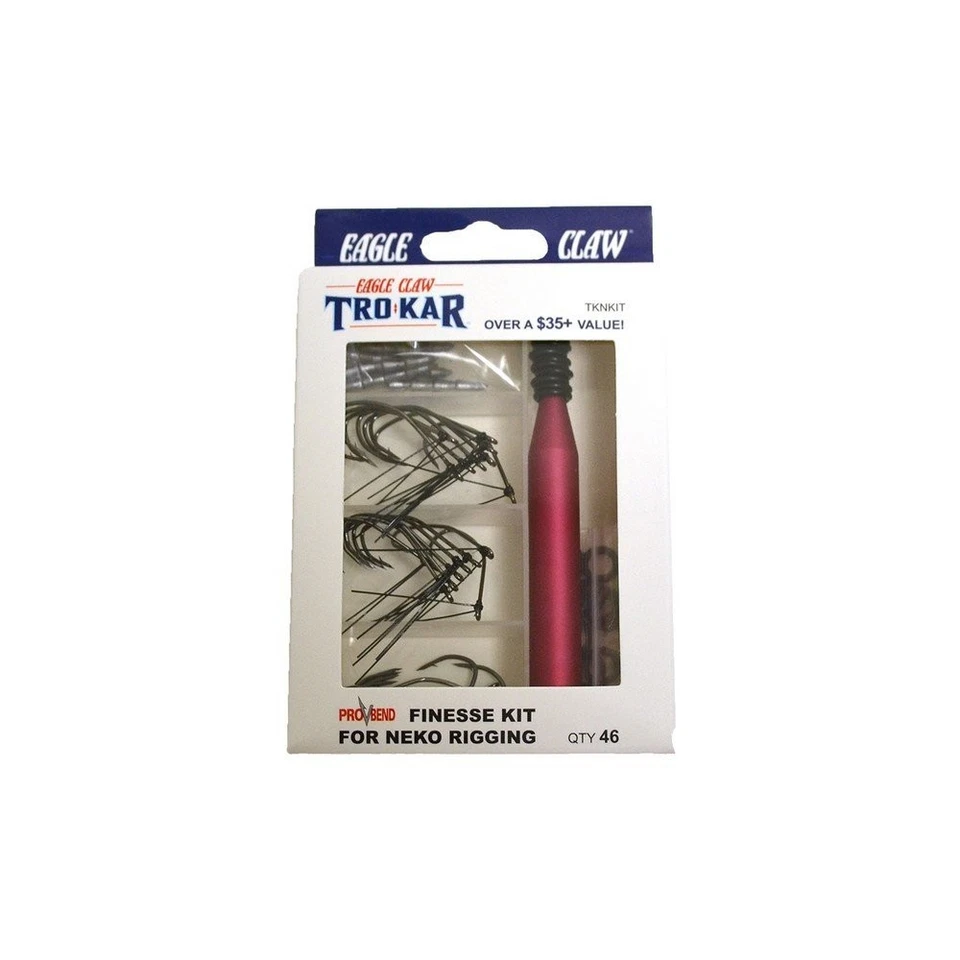 Eagle коготь TroKar изящный набор крючки платины черный Neko 46 штук - TKNKIT - Изображение 1 из 1