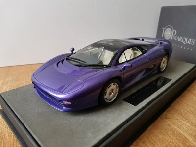1:18 Jaguar XJ 220 Purple Top Marques Collectables - Image 1 of 4