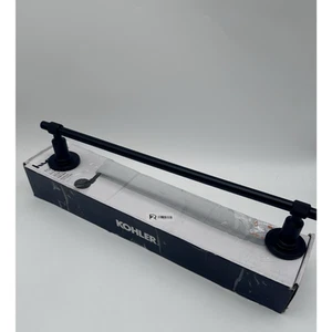 KOHLER Torrington 18 in. Wall Mounted Single Towel Bar in Matte Black R34768-BL - Picture 1 of 5