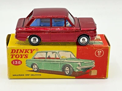 Dinky 138 Hillman Imp Salón con Maleta - Casi Como Nuevo En N Como Nuevo Caja Original Foto 1 de 4