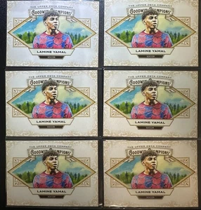 2025 Upper Deck Goodwin Champions variation base 6 lots-Lamine Yamal-No.1 - Picture 1 of 1