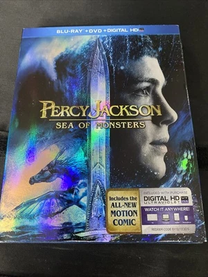 Percy Jackson: Sea of Monsters (Blu-ray/DVD) w/slipcover New Sealed - Image 1 of 2