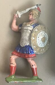 Vintage John Hill Co Toy Soldiers “ Roman Soldier “ (original paint) Quo Vardis