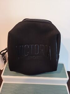 Victoria Secret Spoet Wristlet Clutch Hand Purse Bag  Logo Black 