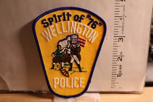 police patch    WELLINGTON POLICE OHIO - Picture 1 of 1