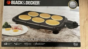 BLACK+DECKER Nonstick Temperature Controlled 6 Serving Electric Griddle - Picture 1 of 11