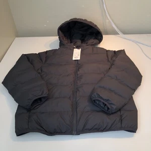 Uniqlo Kid's PUFFTECH Washable Parka Black Size 11-12 - Picture 1 of 2