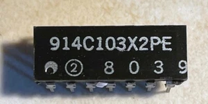 Red de resistencia Sprague 914C103X2PE - Nuevo de lote antiguo - Imagen 1 de 1