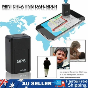 2X Magnetic GF07 Mini GPS Real Time Car Locator Tracker GSM/GPRS Tracking Device - Picture 1 of 14