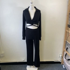 Mono recortado Free People LNA. Negro. Pequeño.   - Imagen 1 de 4