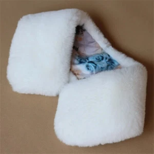 Women Faux Fur Collar Scarf 55*15cm Soft Jackets Hood Trims Men Kids Neck Warmer - Picture 1 of 66