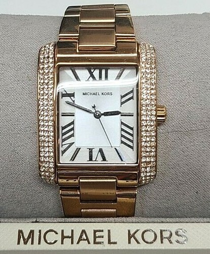 Orologio Michael Kors MK3255 Donna Acciaio Inox Tono Oro Rosa Bracciale Smerigliato