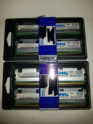 Hynix HYMP512F72CP8N3-Y5 1GB 2Rx8 PC2-5300F-555-11 AC para servidor Dell Lote de 4 Foto 1 de 2