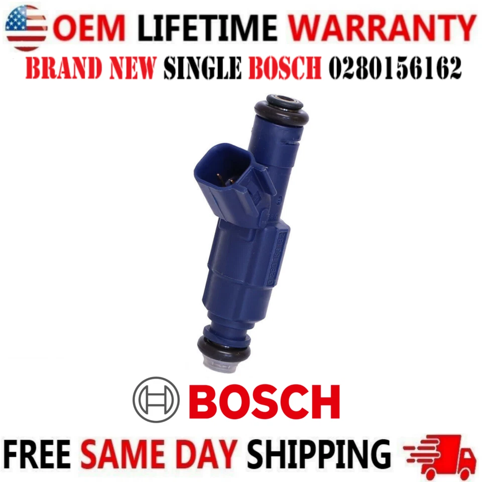 NEW BOSCH Single Fuel Injector for 2005, 2006, 2007 Mercury Mariner 2.3L I4 - Image 1 of 1