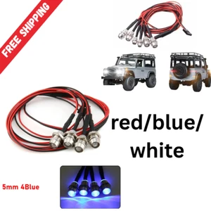 LED Light Kit Truck Lights Headlights Taillight Switch Kit RC Car 1/10 SCX10 USA - Picture 1 of 8