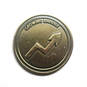 Hawes Financial Group - wächst schnell 1,5" Werbemünze - Bild 1 von 2