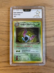 Pokémon Card Japanese Team Rocket Gang Dark Golbat Nosferalto Obscur PCA 8 PSA - Imagen 1 de 4