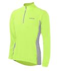Proviz Neon Yellow Reflective Trim Long Sleeve Running Shirt Size Uk 8 New