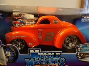 1941 WILLY COUPE 2001 FUNLINE MERCHANDISE INC. MUSCLE MACHINES 1:18 - Picture 1 of 5
