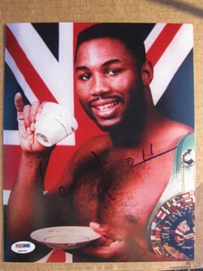 Lennox Lewis signed 8x10 photo Boxing Heavyweight Champion PSA/DNA auto - Picture 1 of 4