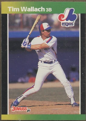 1989 Donruss Baseball's Best #34 Tim Wallach Montreal Expos - Image 1 of 2
