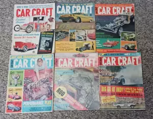 1964 CAR CRAFT Magazines LOT of 6 Issues Drag Racing HOW TO BUILD HOT RAT RODS - Picture 1 of 7