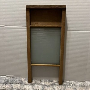 Vintage Victory No. 508 Washboard With Glass Scrub Panel Lingerie 18” Tall - Picture 1 of 11