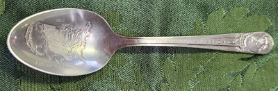 路易斯安那购买古董银勺第三任总统托马斯·杰斐逊 — 第 1/4 张图片