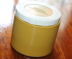 Vintage Gold THERMOS Insulated Jar Container Model #1155 King Seeley A0 - Picture 1 of 5