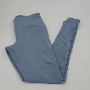 Victoria Secret enge Damen-Leggings XS Sport durchsichtiges Panel blau kurz - Bild 1 von 13