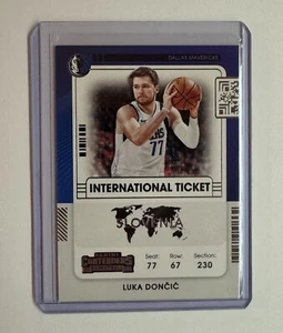 2021-22 Luka Doncic Panini Contenders International Ticket - Picture 1 of 2