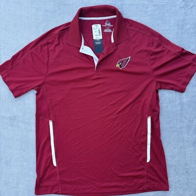 Polo Arizona Cardinals Rojo Poliéster Majestuoso Cool Base Talla Grande Nuevo con Etiquetas Foto 1 de 4