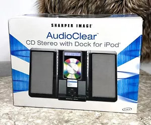 Sharper Image AudioClear SO335 Black CD Stereo System w/ Dock for iPod VTG NOS - Picture 1 of 11