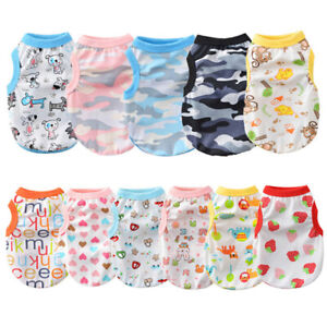 9PCS Wholesale Small Girl Boy Dog Clothes for Cat Puppy Shih Tzu Size XS S M L