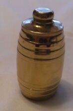 AMISH KRAFT CO,Solid Brass, Made In USA, Miniature Brass Barrel
