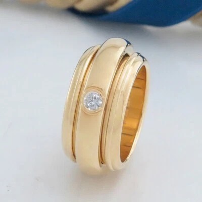 PIAGET POSSESSION Ring - 1 Brillant (Diamant) ca. 0,12ct - 18K/750 Gelbgold - Bild 1 von 4